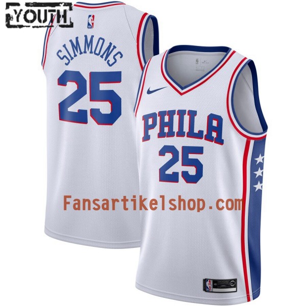 NBA Philadelphia 76ers Trikot Ben Simmons 25 Nike 2019-2020 Association Edition Swingman - Kinder NBA Philadelphia 76ers Trikot Ben Simmons 25 Nike 2019-2020 Association Edition Swingman - Kinder